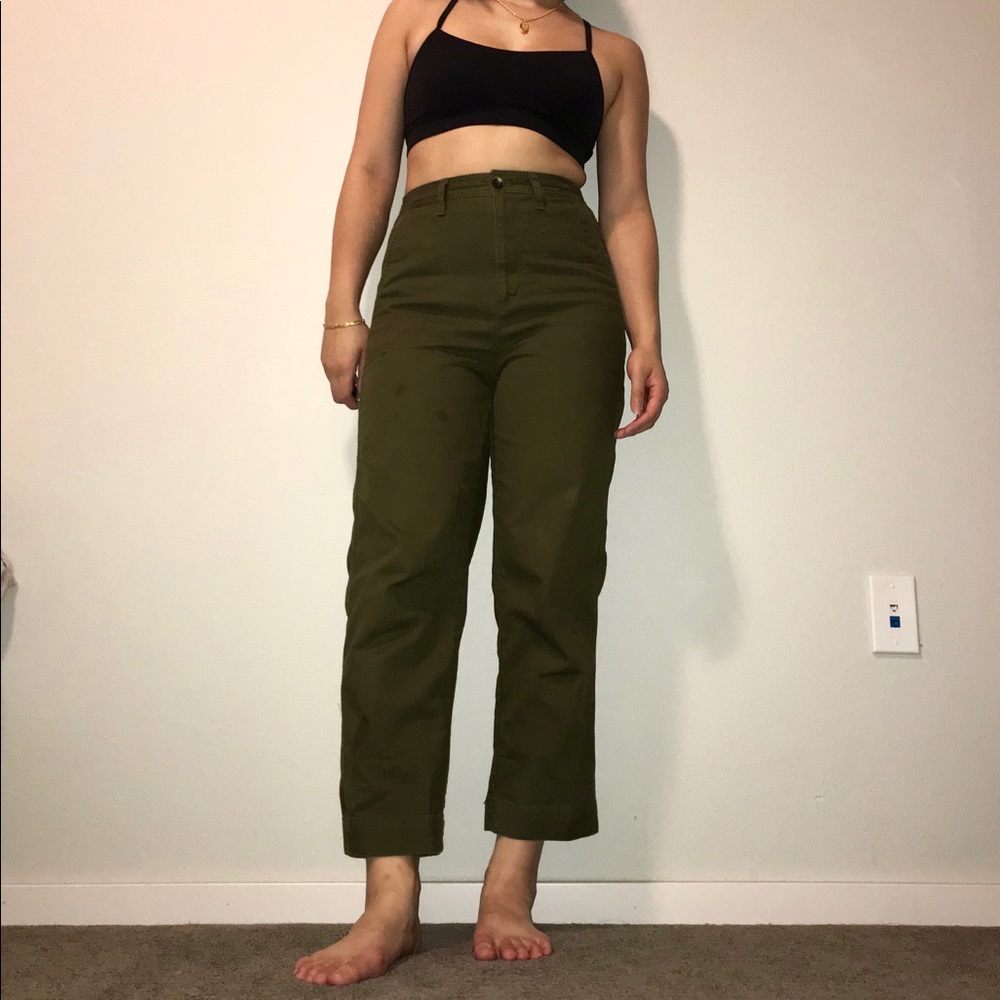Madewell High Waisted Camp Pants